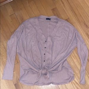 Urban Outfitters tie sweater